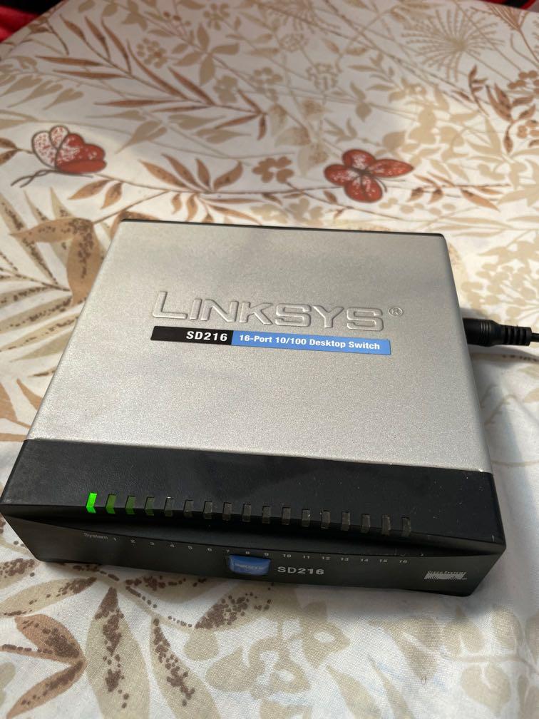 Linksys SD216 16 Port 10/100 Desktop Switch (Category: Networking) located in Naga. Submitted by tribalcloud (Listing ID 1135462592, Image 1). Description: Linksys SD216 16 Port 10/100 Desktop Switch Working condition .