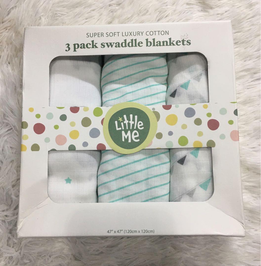 Little me swaddle blankets Babies Kids Babies Kids Fashion on Carousell