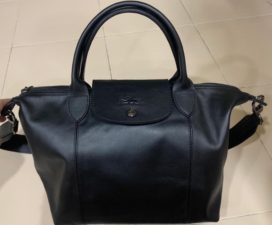 Longchamp cuir size s in black #nouchiko #nouchikoshopping #longchamp  #longchampthailand #longchampcuir