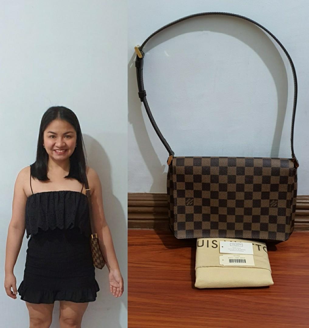 Lv Damier Ebene Crossbody Bag, Luxury, Bags & Wallets on Carousell