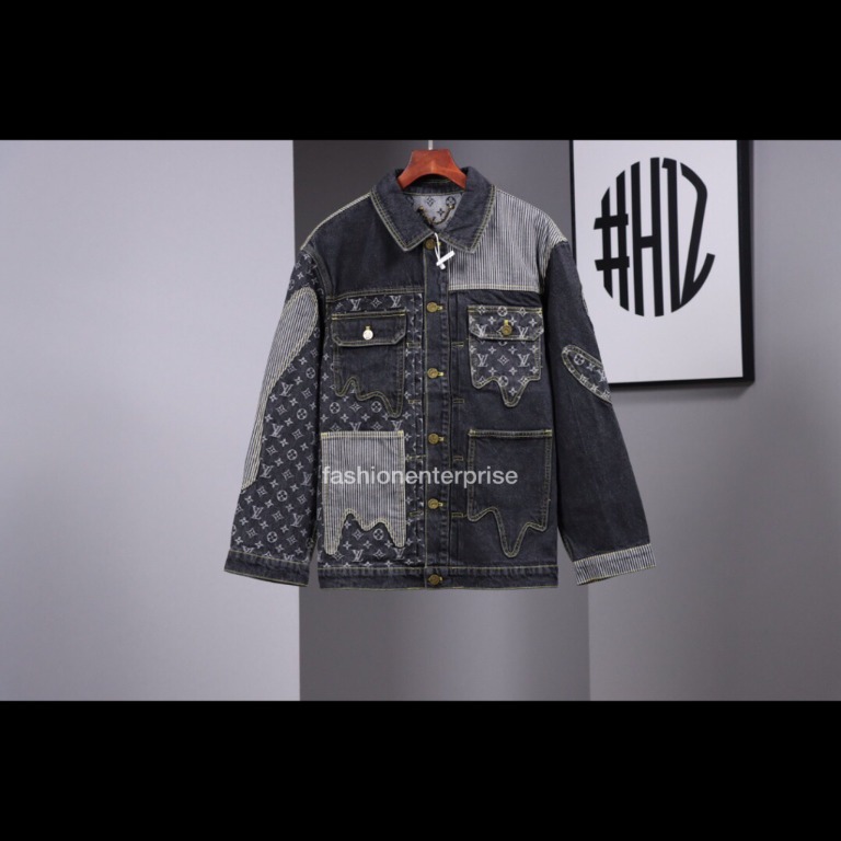 Louis Vuitton LV Monogram Crazy Denim Workwear Jacket, Men's Fashion,  Coats, Jackets and Outerwear on Carousell