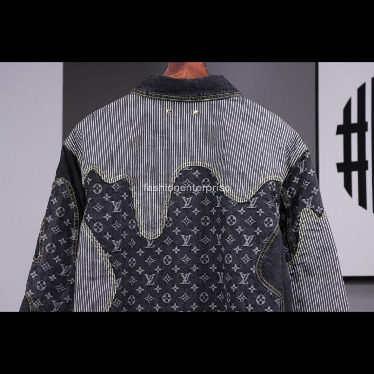 used Louis Vuitton x Nigo Men's Monogram Crazy Denim Jacket