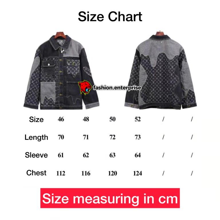 Louis Vuitton Monogram Crazy Denim Workwear Graphic Print Denim Jacket w/  Tags - Grey Outerwear, Clothing - LOU595431