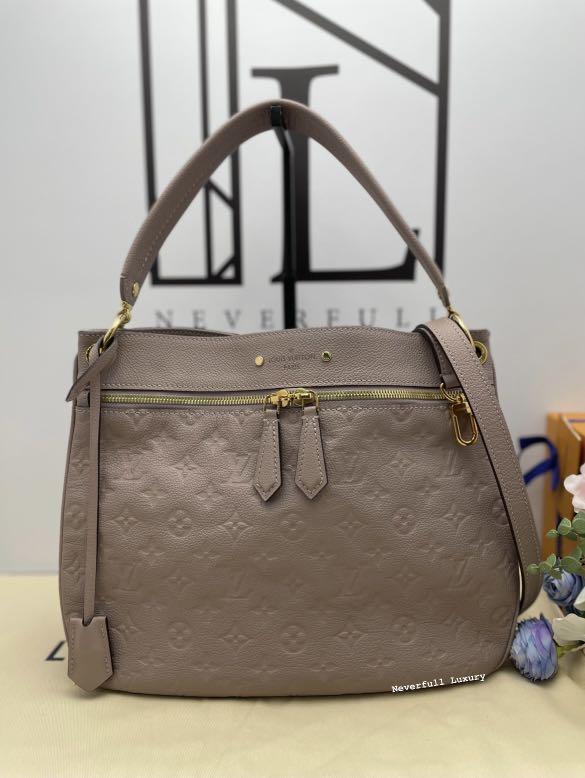 Louis Vuitton Spontini Mastic Monogram Empreinte Leather Bag