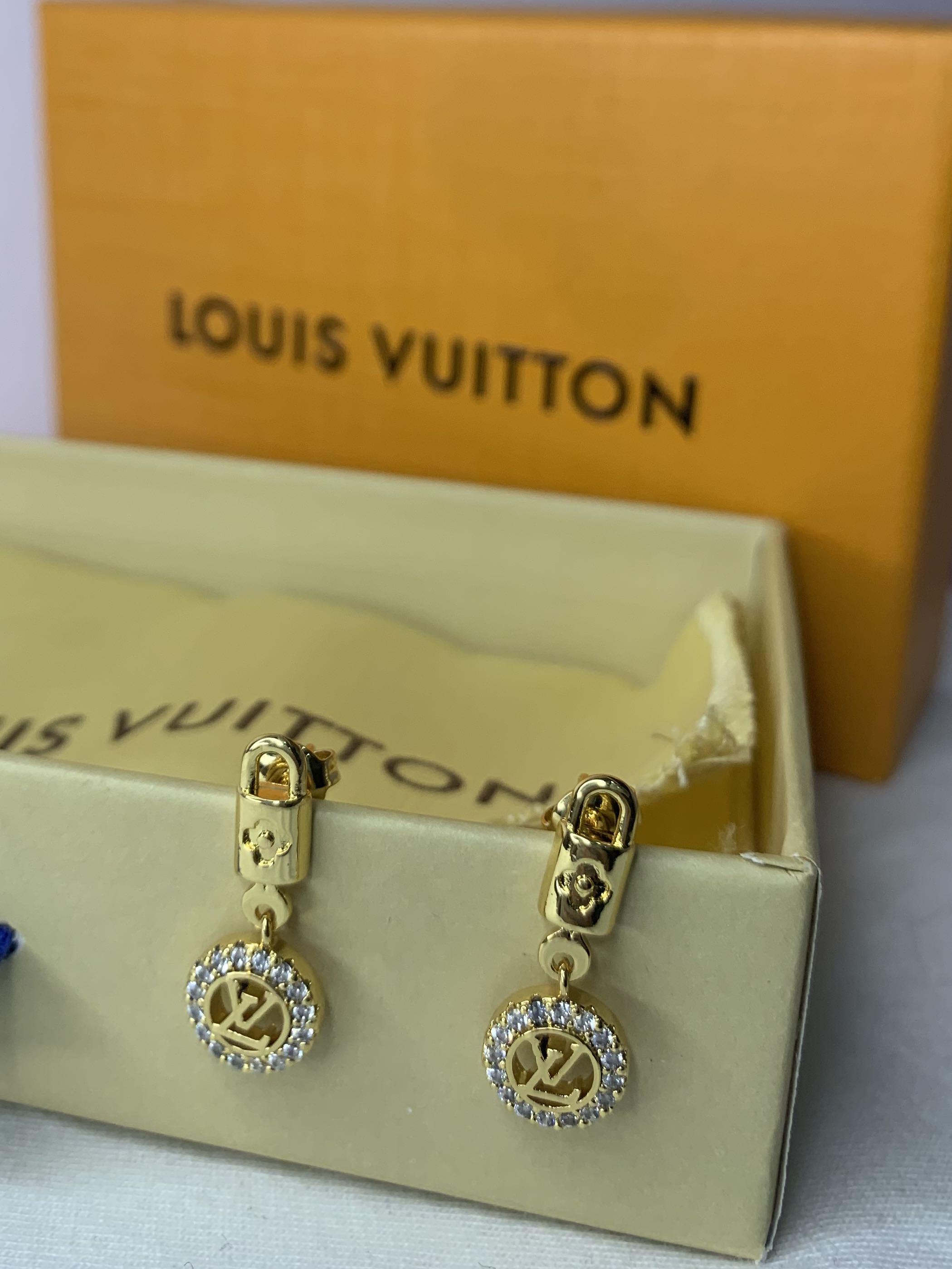 Vintage louis sales vuitton earrings