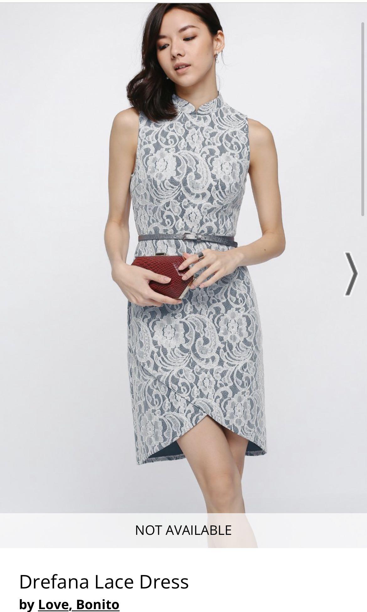Love Bonito Drefana Lace Dress Cheongsam Qipao Design