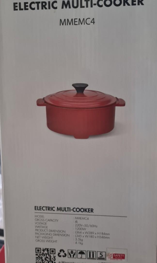 Mayer Electric Multi cooker TV Home Appliances Kitchen Appliances Cookers on Carousell