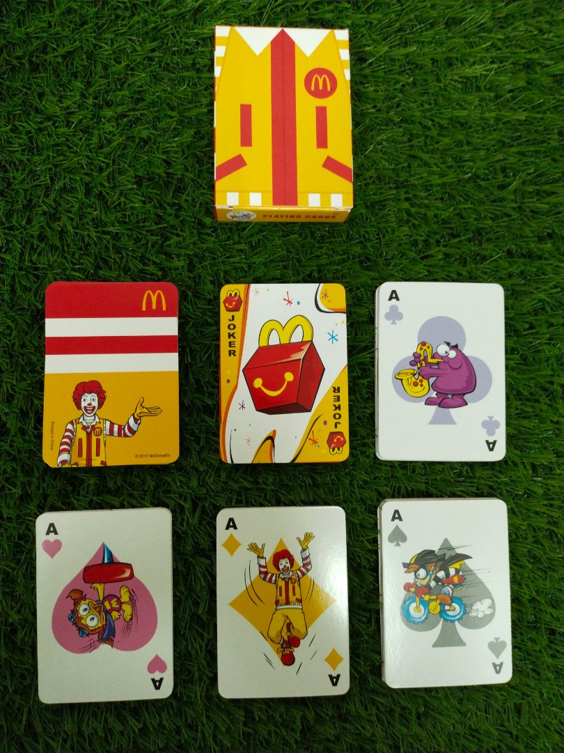 McDonald's Playing Cards, Hobbies & Toys, Toys & Games on Carousell