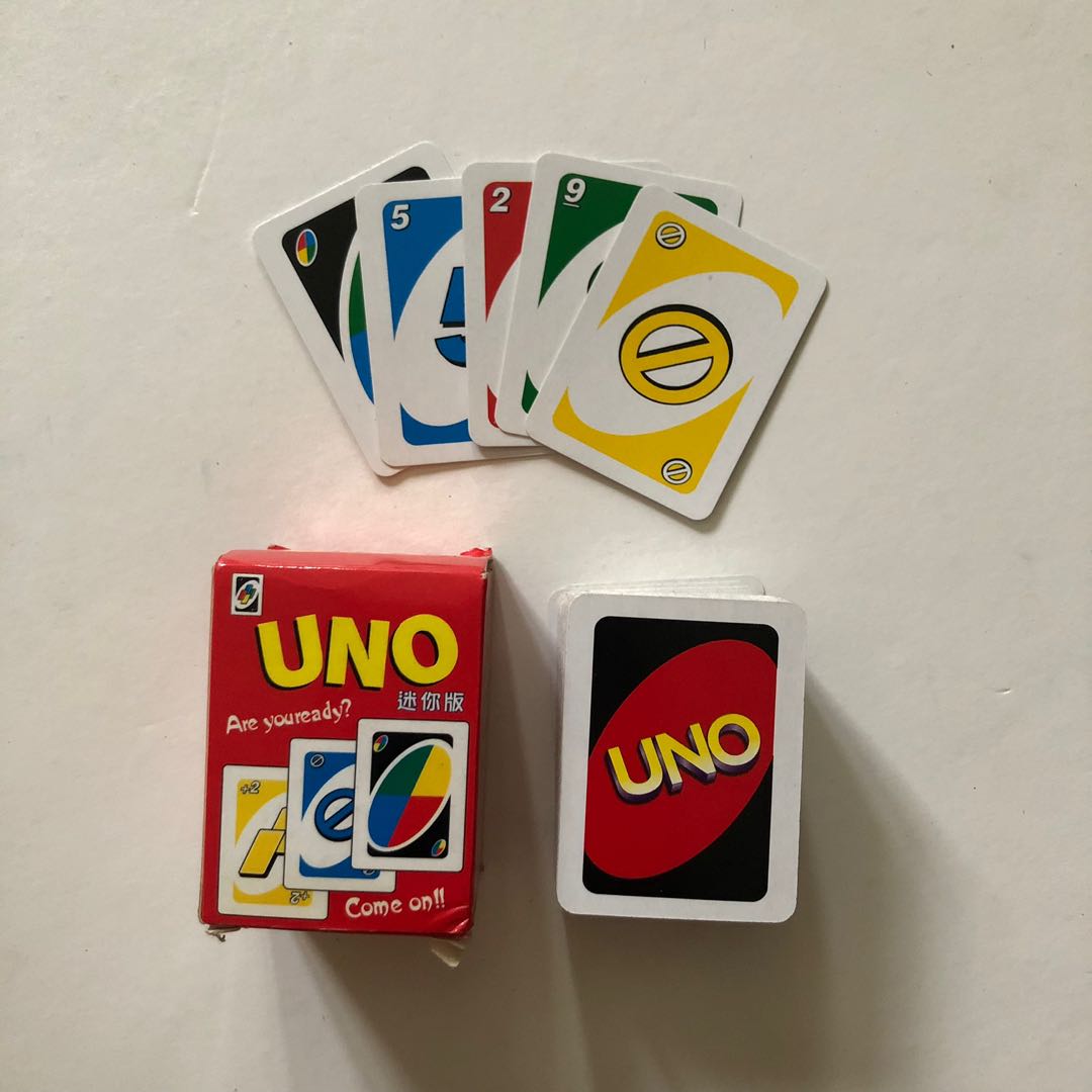 mini uno cards, Hobbies & Toys, Toys & Games on Carousell