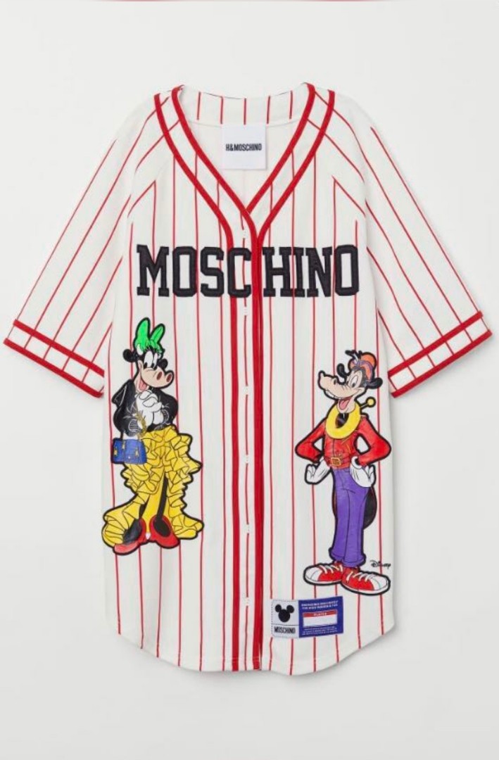 Moshino x H\u0026M baseball jersey shirt 