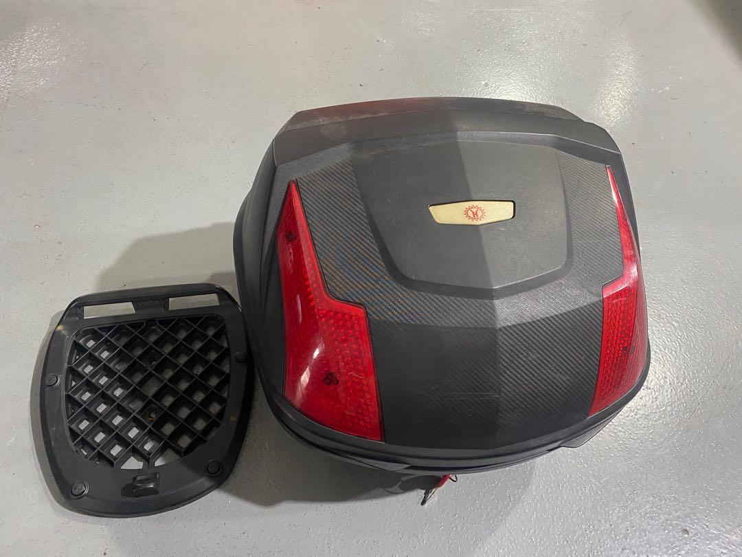 Motorcycle rear box, Motorcycles, Motorcycle Accessories on Carousell