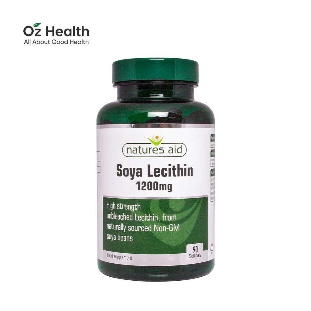 Natures Aid Soya Lecithin 1200mg 90s, Babies & Kids, Nursing & Feeding