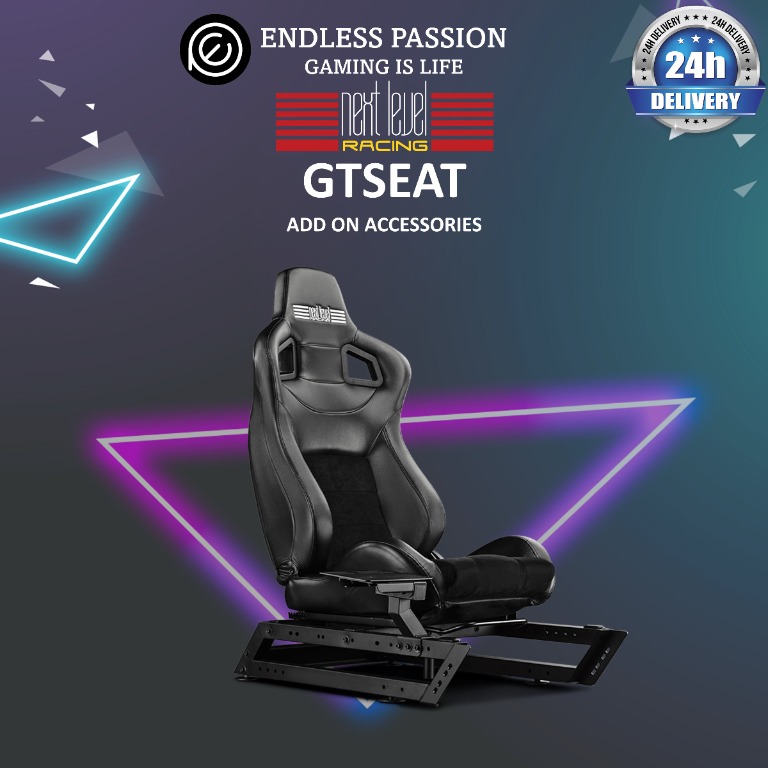 Next Level Racing Seat Add On Wheel Stand DD Wheel Stand 2.0