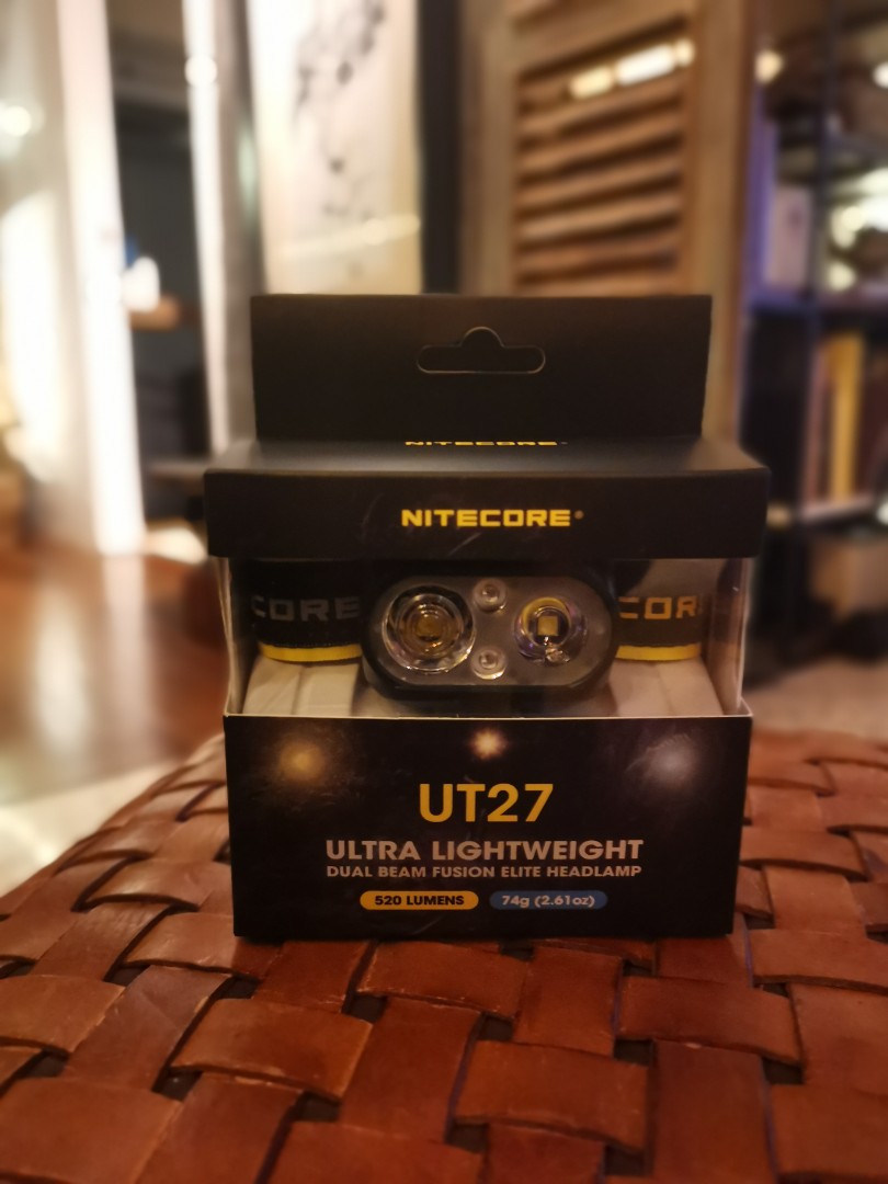 Nitecore UT27 Head Light, Sports Equipment, Other Sports Equipment and  Supplies on Carousell