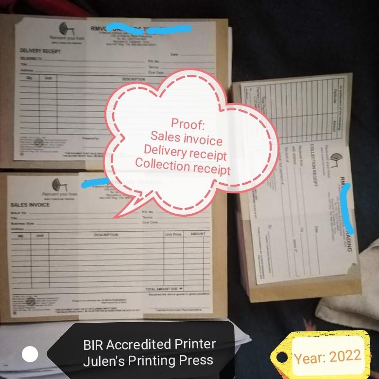 Official receipt sales invoice booklet, Hobbies & Toys, Stationary