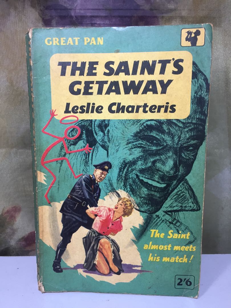 Old Pocketbook Leslie Charteris The Saint's Getaway, Hobbies & Toys