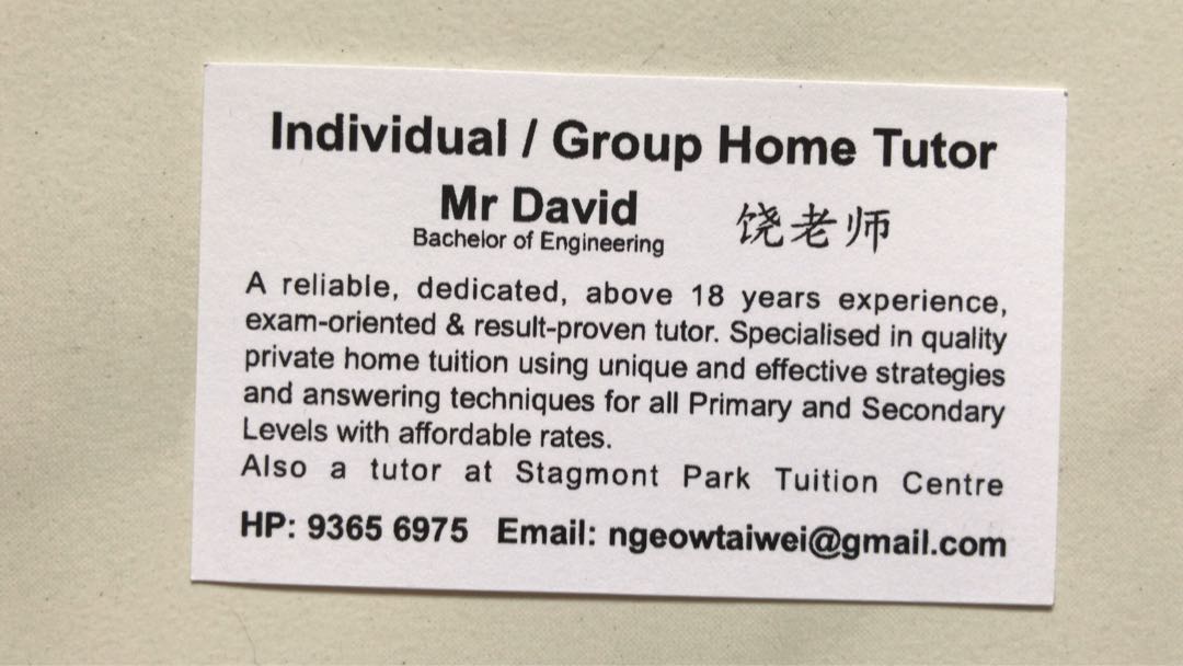 One Of The Best Tutors Around Learning Enrichment Enrichment Tuition On Carousell