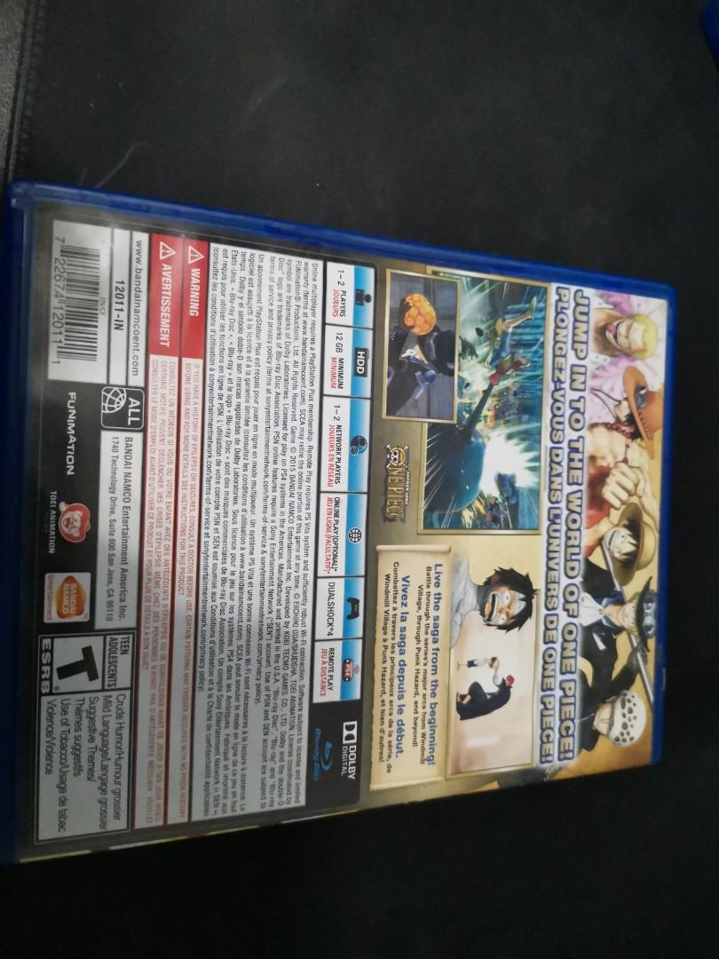One Piece Pirate Warriors 3 (Category: PlayStation) located in Caloocan City. Submitted by ralfonso_. (Listing ID 1135542124, Image 2). Description: .