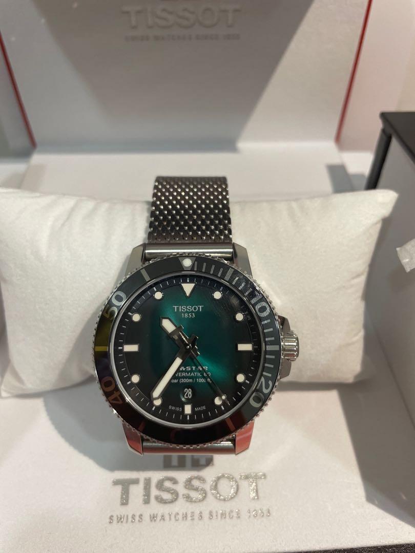 Tissot seastar 1000 powermatic 80 deals green