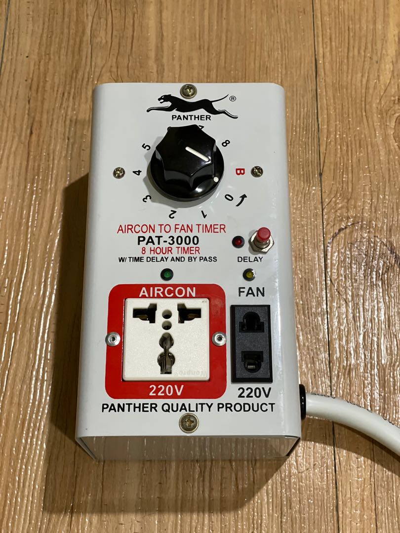 Panther Aircon to Fan Timer, Furniture & Home Living, Lighting & Fans