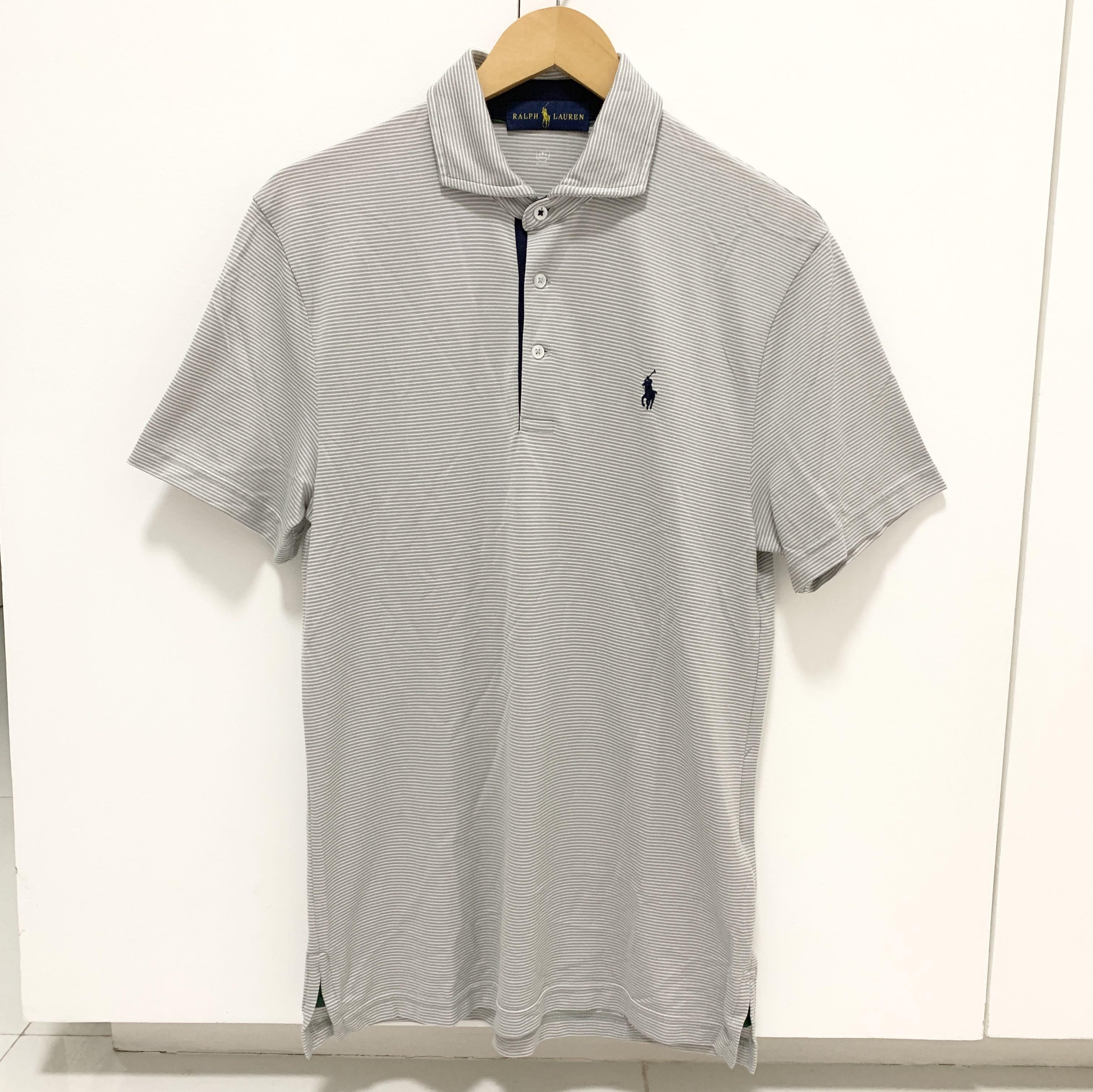 Ralph Lauren Stripes Pro Fit Polo Shirt Men s Fashion Tops
