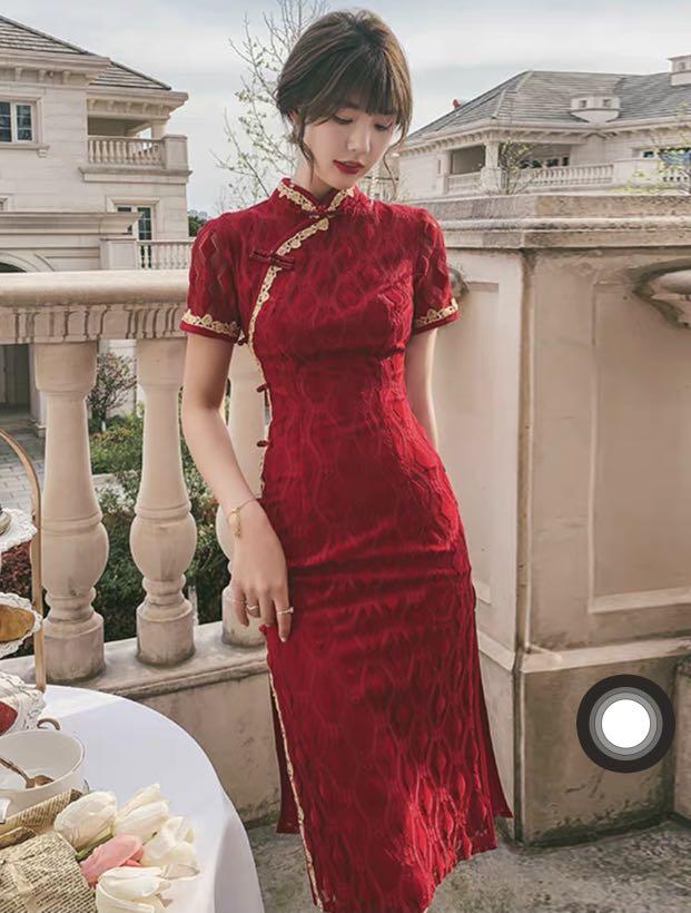 Red cheongsam cheap