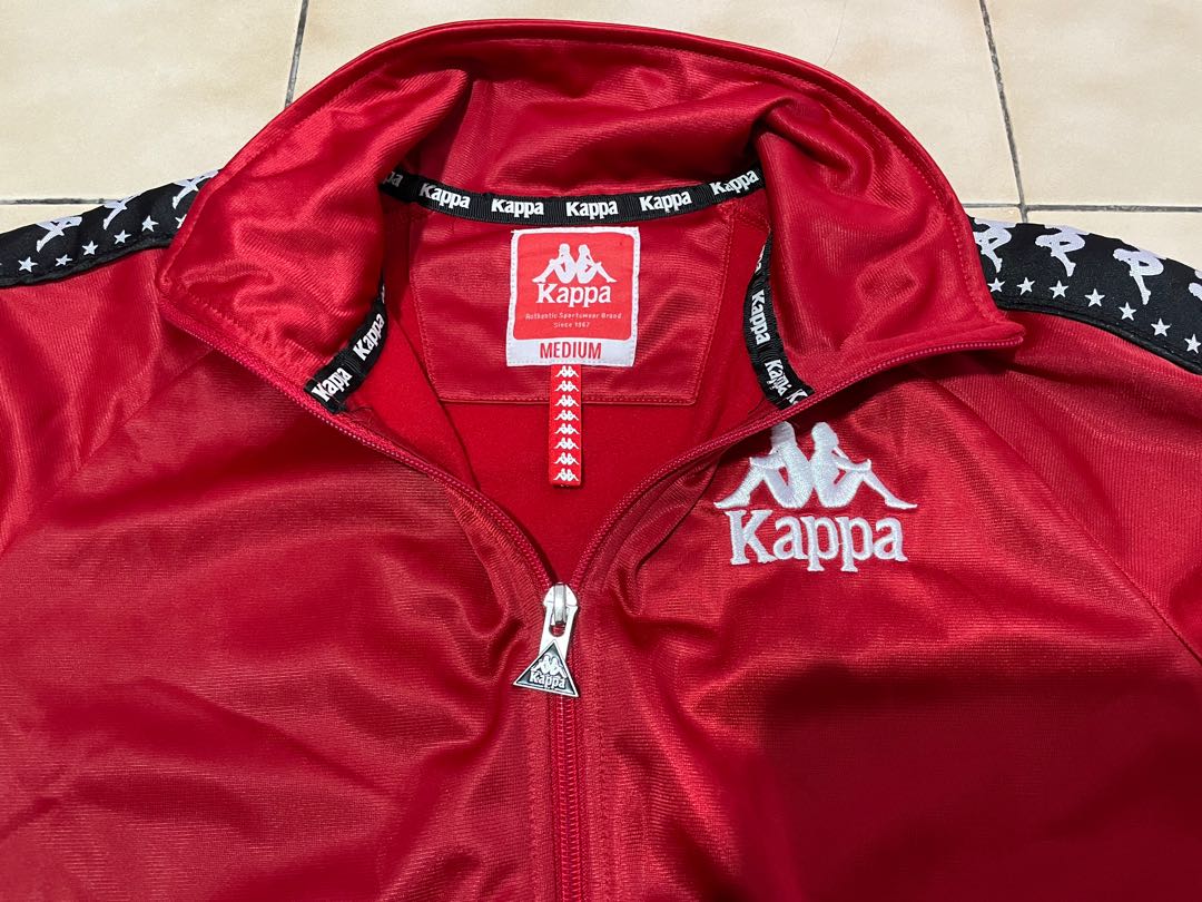 Red kappa jacket Women s Fashion Coats Jackets and Outerwear on