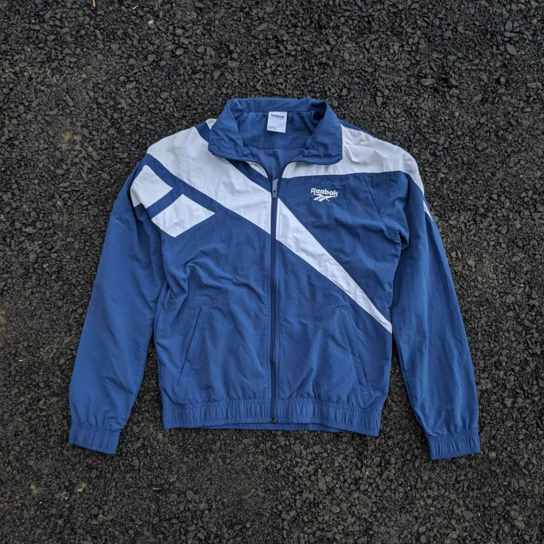 Reebok Big Logo Jacket, Fesyen Pria 