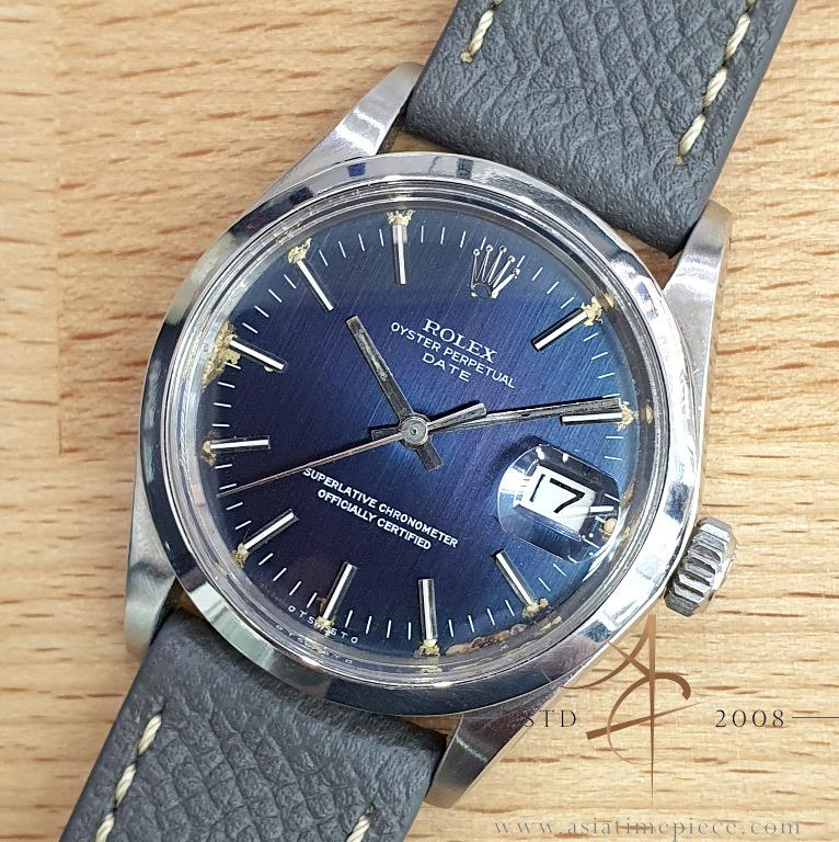 Rolex 1500 outlet blue dial
