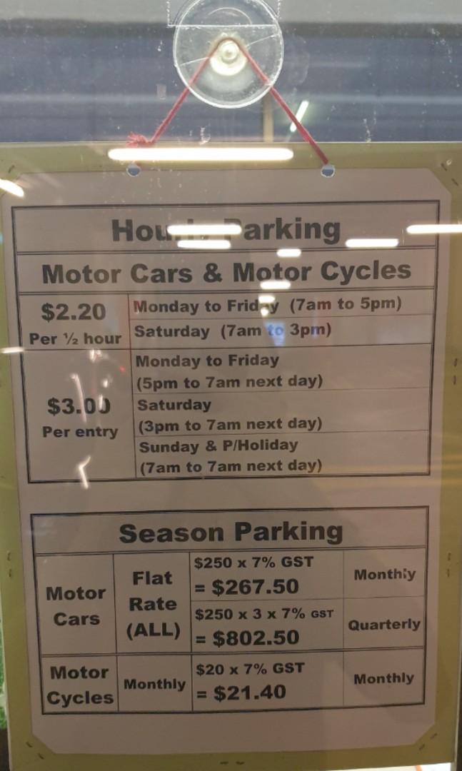 Season Parking International Plaza 10 Anson Road, Everything Else on Carousell
