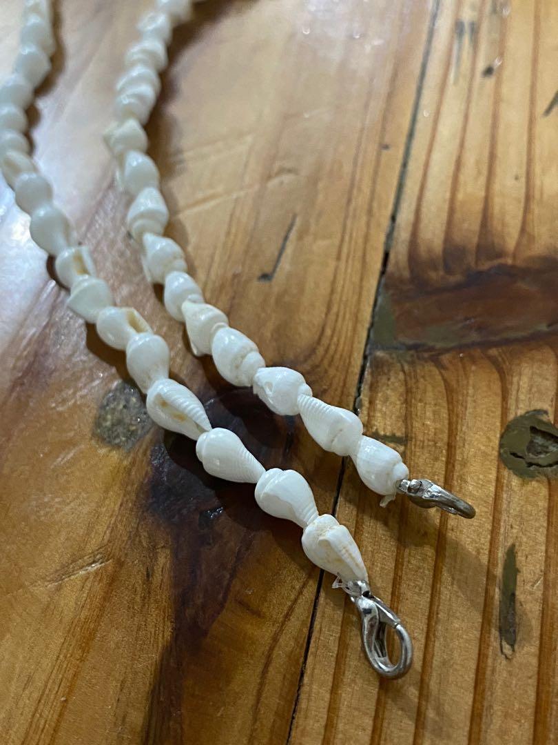 Shell mask holder lanyard from Boracay, Aklan, Women's Fashion, Watches ...