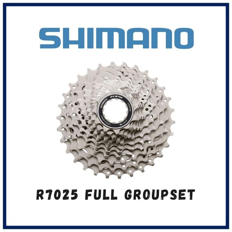 R7025 groupset clearance