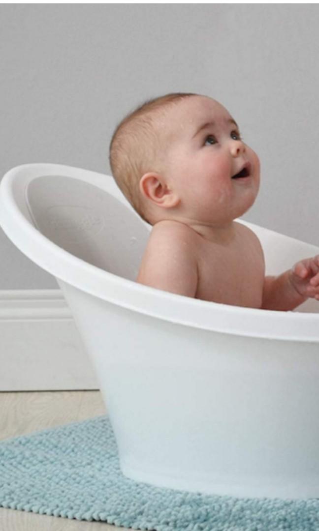 Shnuggle Baby Bath with Bum Bump Support and Cosy Foam Back Rest
