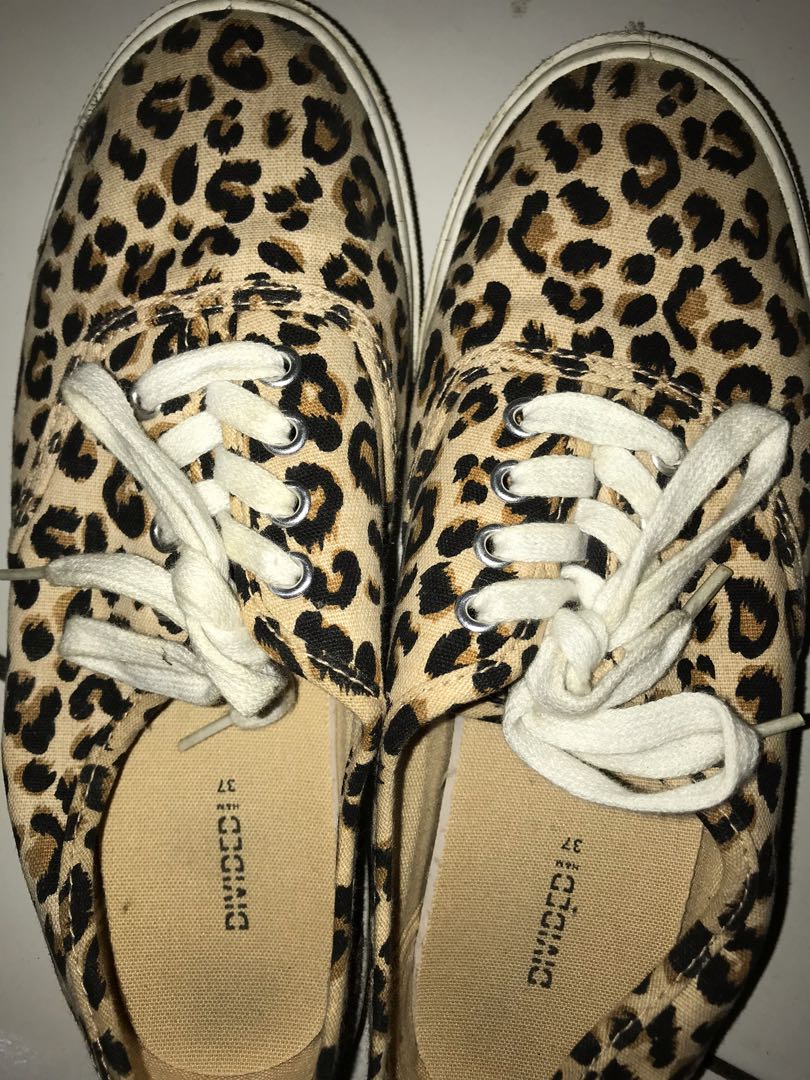 old navy leopard sneakers