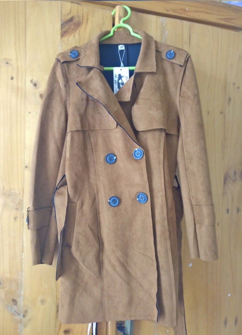 suedette coat