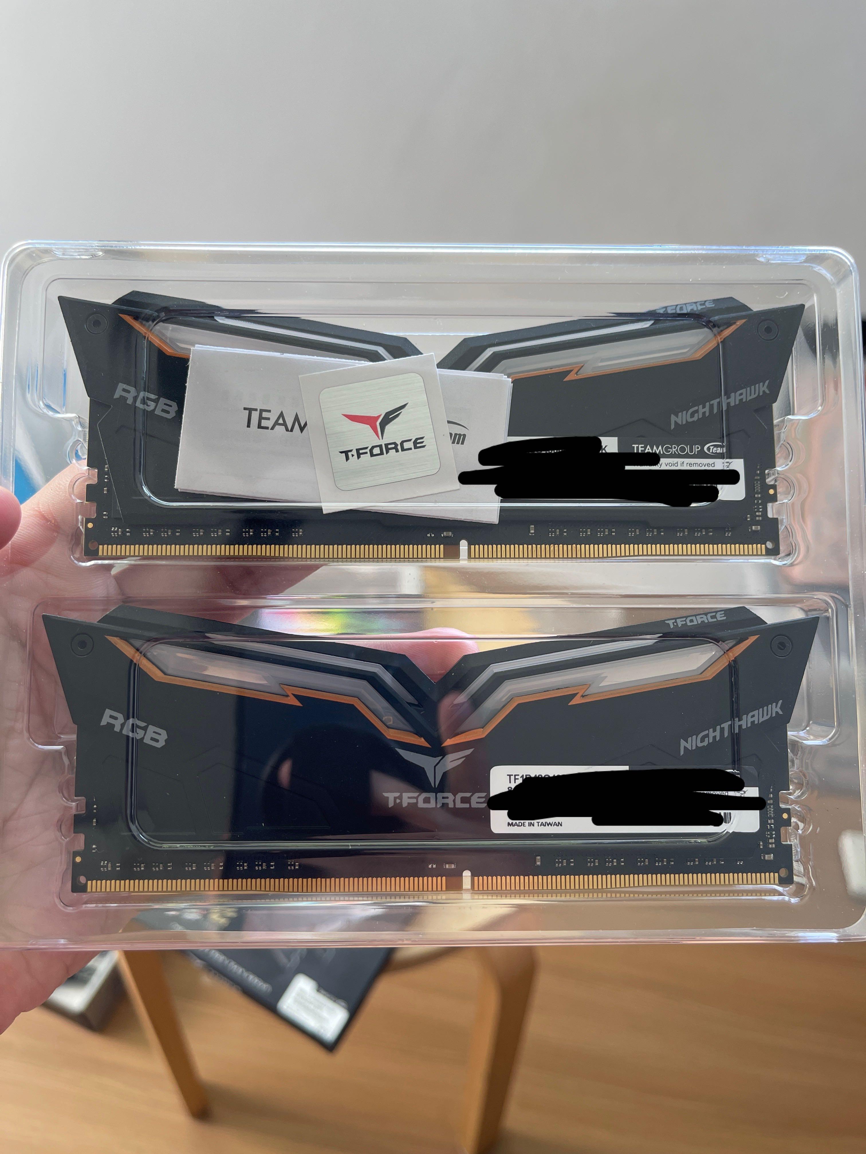 T force nighthawk rgb 16gb ram 4000mhz