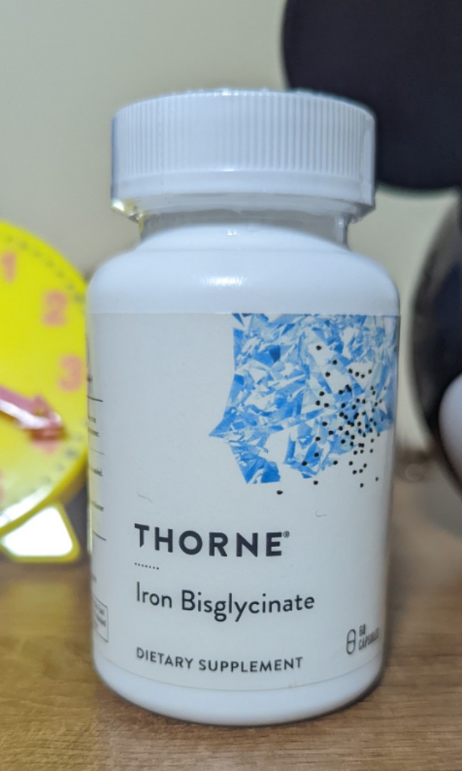 THORNE Iron Bisglycinate, Health & Nutrition, Health Supplements