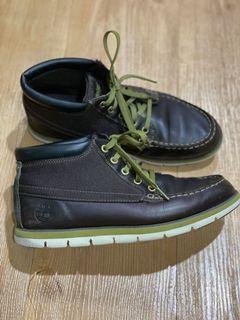 Timberland leather brown boots