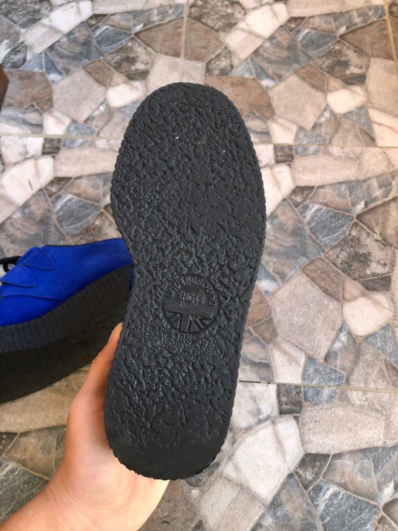 Underground Creepers In Blue, Women's Fashion, Footwear, Sneakers on