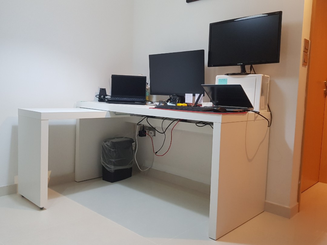 Ikea malm desk used discount