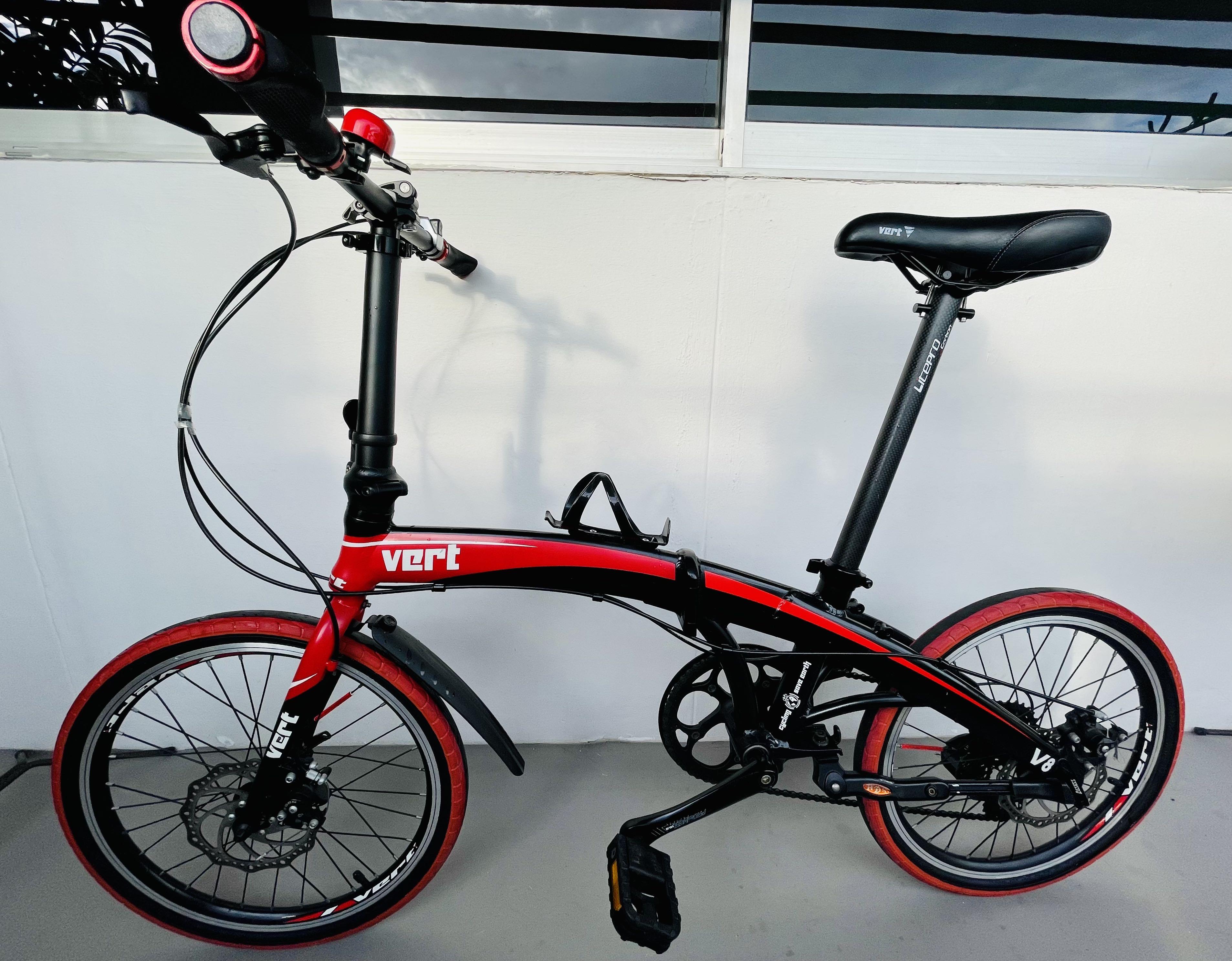 Vert v8 folding bike 2025