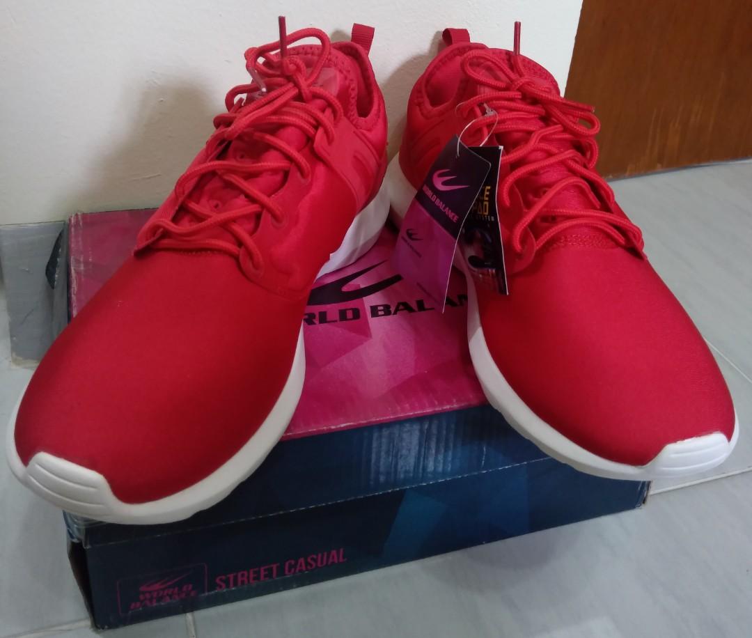 World Balance Flex Motion L Red Shoes Women s Fashion Footwear