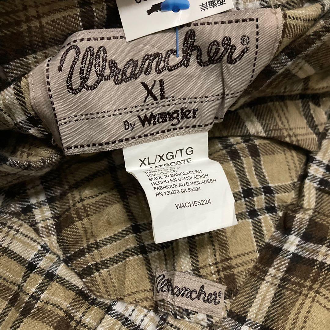 Wrancher by Wrangler Western Flannel Shirt, Men's Fashion, Tops & Sets,  Tshirts & Polo Shirts on Carousell
