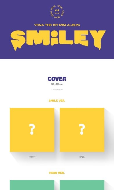 SMiLEY HERO ver. YENA 1st Mini Album SMiLEY HERO ver. YENA 1st Mini Album