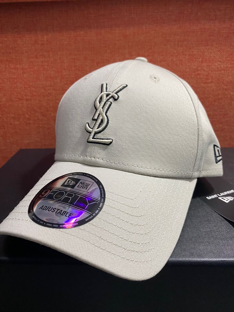 Saint Laurent x New Era YSL Monogram Embroidered Cap, Men's Fashion,  Watches & Accessories, Cap & Hats on Carousell