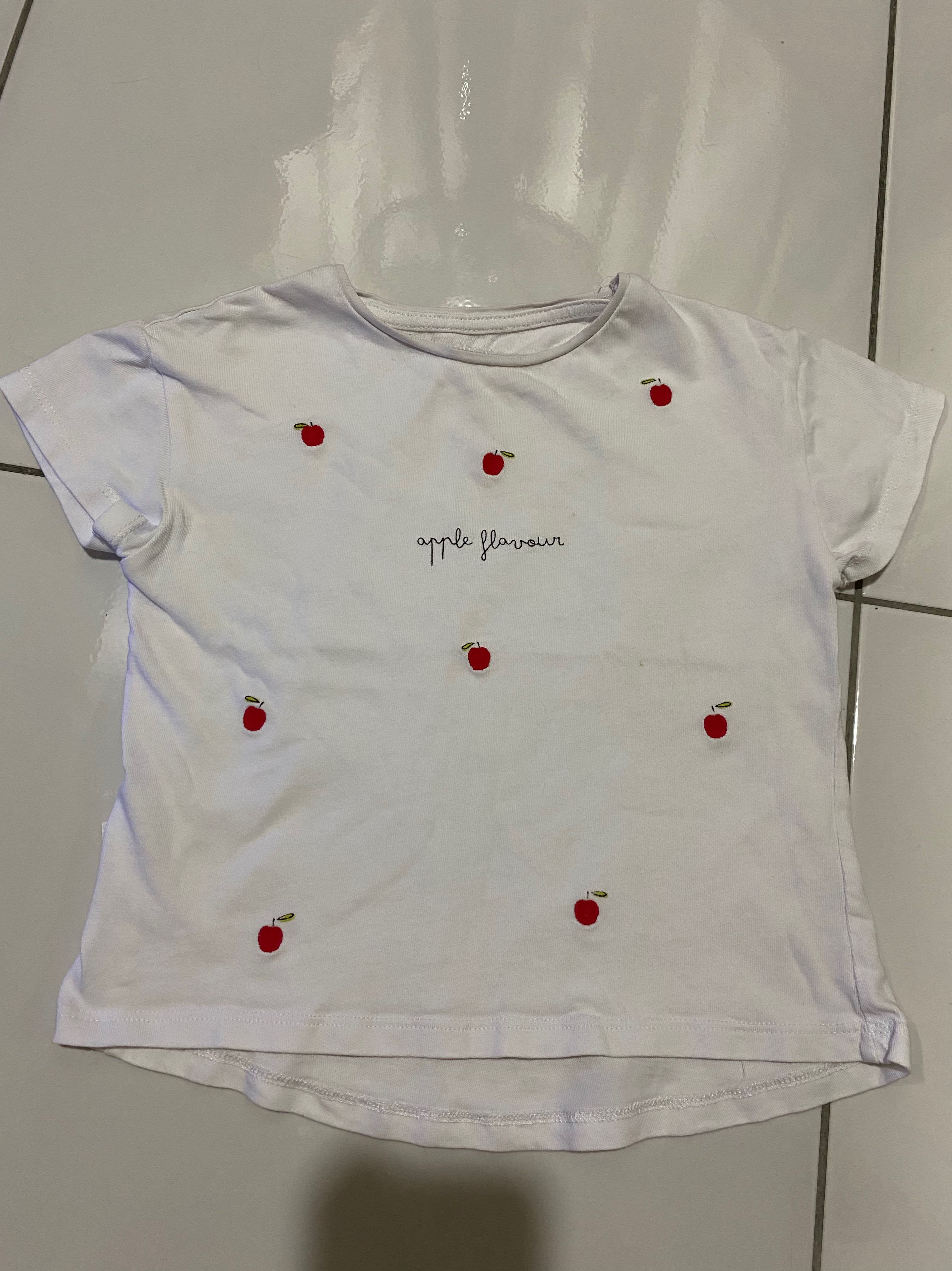 Zara Baby Girl Apple Embroidery T-Shirt 3-4 Years Old, Babies Kids, Babies Kids Fashion on Carousell Zara Baby Girl Apple Embroidery T-Shirt 3-4 Years Old, Babies Kids, Babies Kids Fashion on Carousell