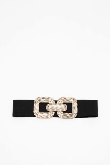 Zara Elastic Rhinestone belt Aw21 
