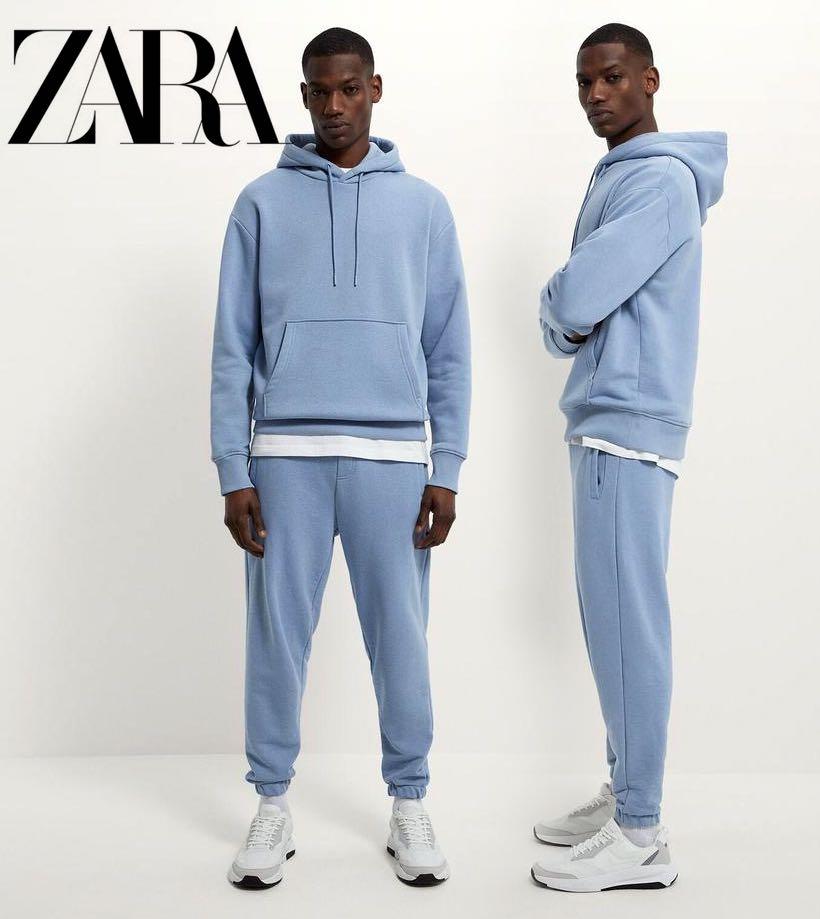 ZARA Men Tracksuit Jumper Hoodie Jogger Set, Men's Fashion, Coats, Jackets  and Outerwear on Carousell