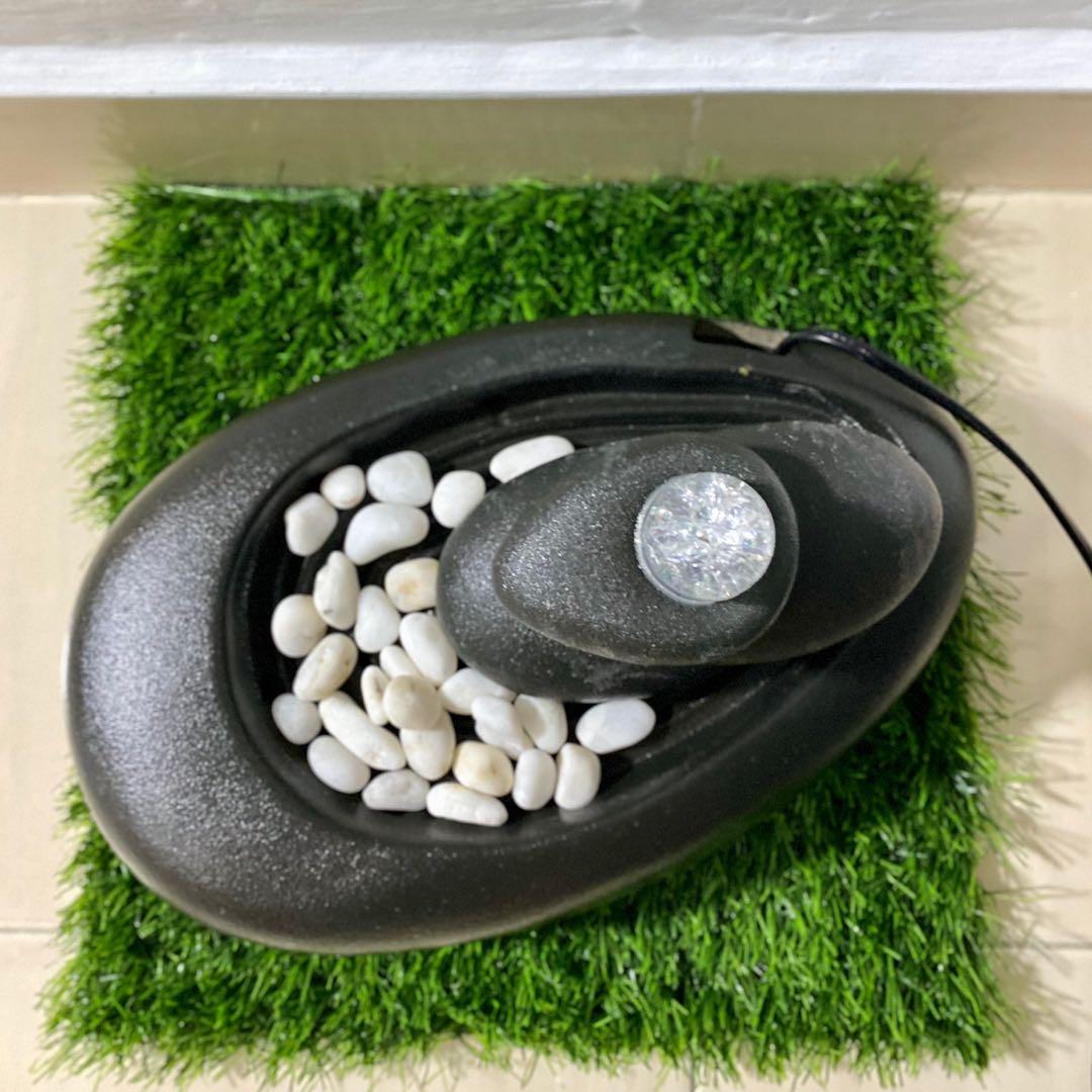 Zen Water Fountain/ Water Feature, Furniture & Home Living, Home Decor