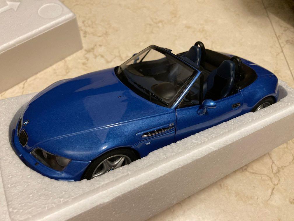 1 18 Ut Models Bmw Z3 M Roadster Blue 興趣及遊戲 玩具 遊戲類 Carousell
